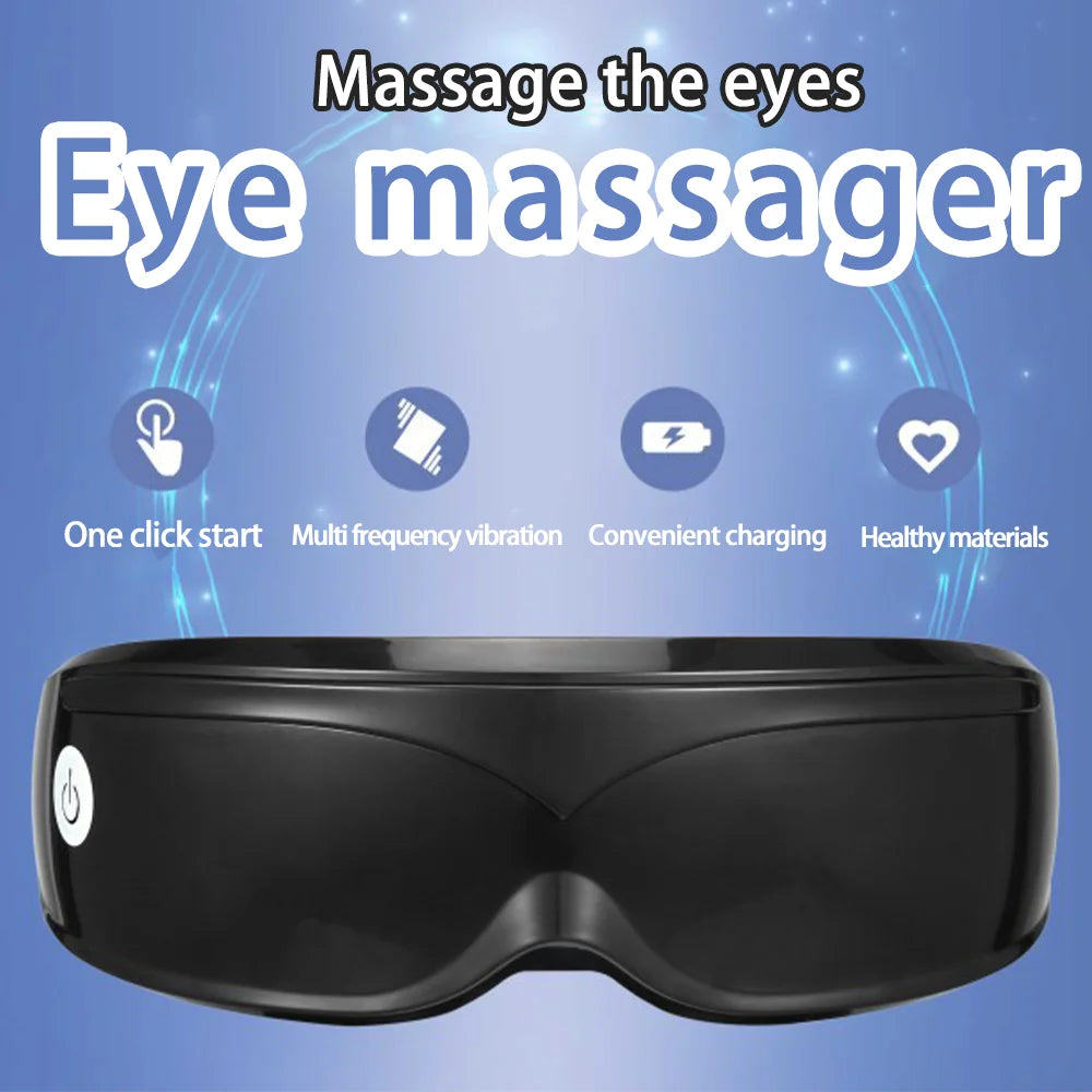9 Modes Eye Massager with Multi-Frequency Vibration 22 Magnets Safety Material Eye Care Massager for Relaxing Eye Health
