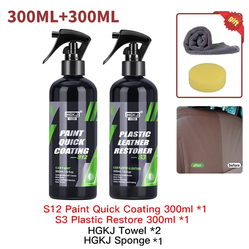 Car Nano Coating Agent Spray Auto Body Ceramic Coats Shine Armor Spray Paint 300ML Car Care Polish Renovator Product Detailing