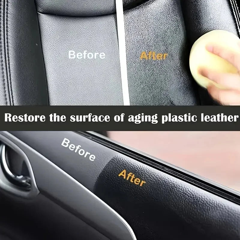 Auto Universal Leather and Plastic Repair Polishing Wax Car interior reconditioning cream for leather/plastic/rubber care