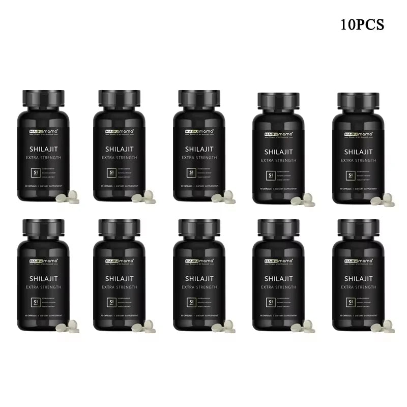 Shilajit Capsule 100% Pure Non-GMo Supports Reproductive Health Natural Energizer
