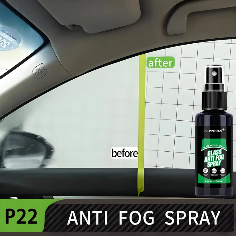 Glass Anti Fog Coating Spray Winter Car Windshield Long Lasting Prevent Fogging Clear Vision Fog Repellent Mirror Clean P22