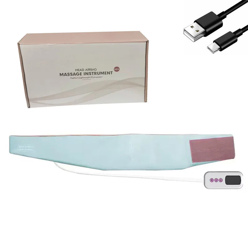 Electric Head Massager Air Pressure Massage Bag Massage Headache Pain Relief Scalp Deep Relaxation health care physiotherapy