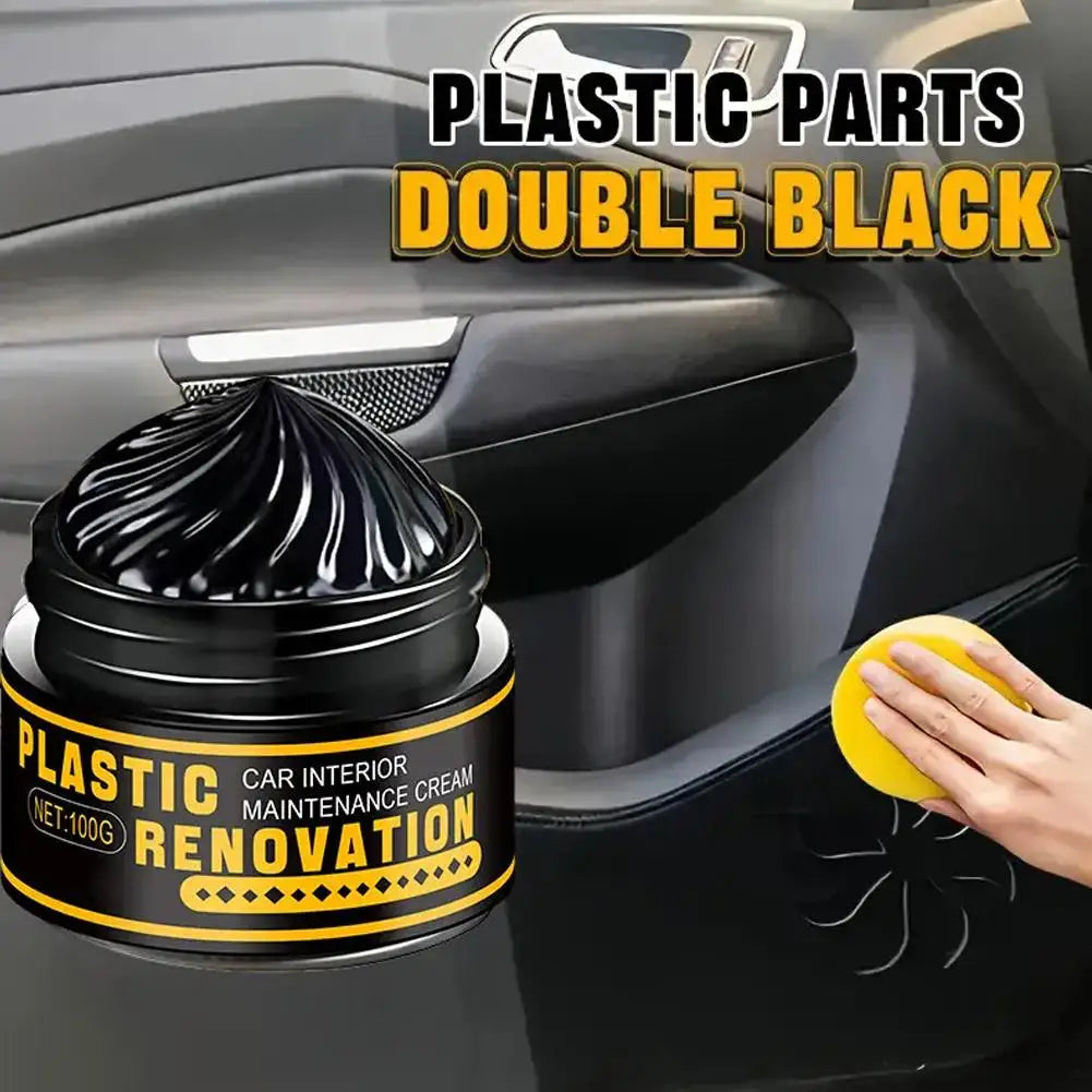 Car Plastic Restorer Back To Black Gloss Auto Interior Leather & Panel Renewal Wax Coating Agent Auto Polish And Repair Coating