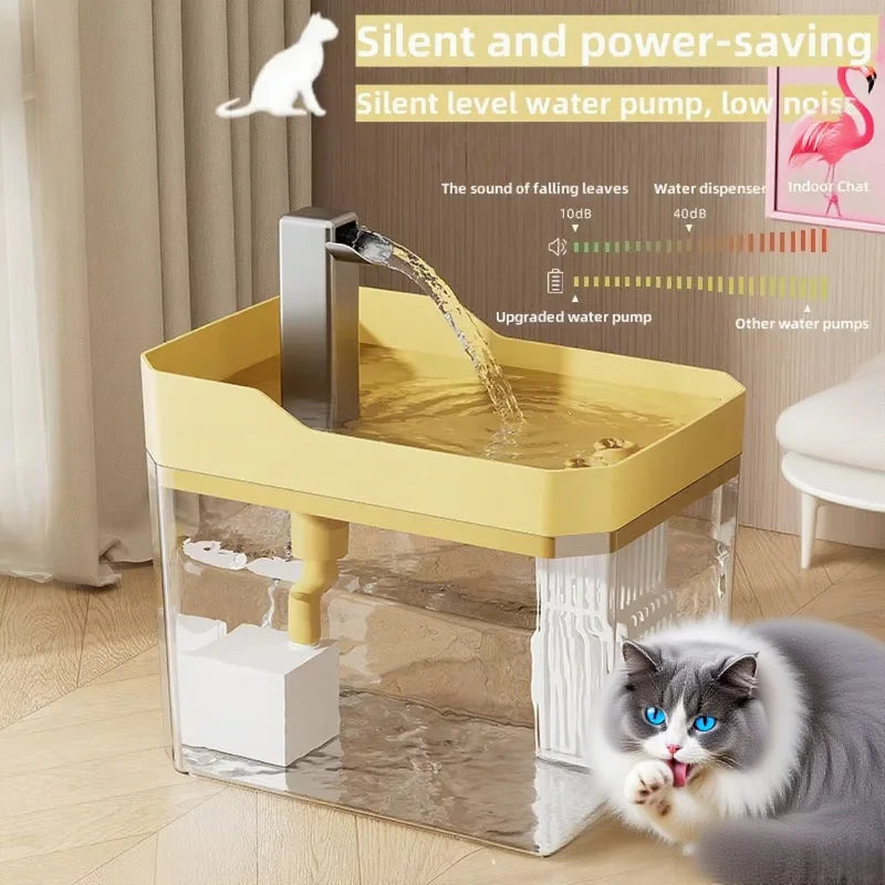 1.5L Cat Water Fountain Auto Filter USB Pet Water Dispenser Live Circulating Drinking Fountain for Small Pets Cat Accessories
