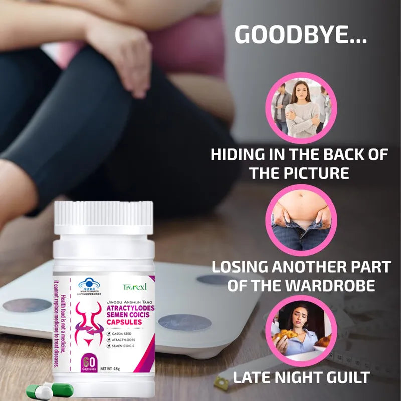 Best Slimming Products Weight-Loss Diet Pill for Women, Fat Burners Natural Appetite Suppressant Reduces Belly Fat Beauty Health