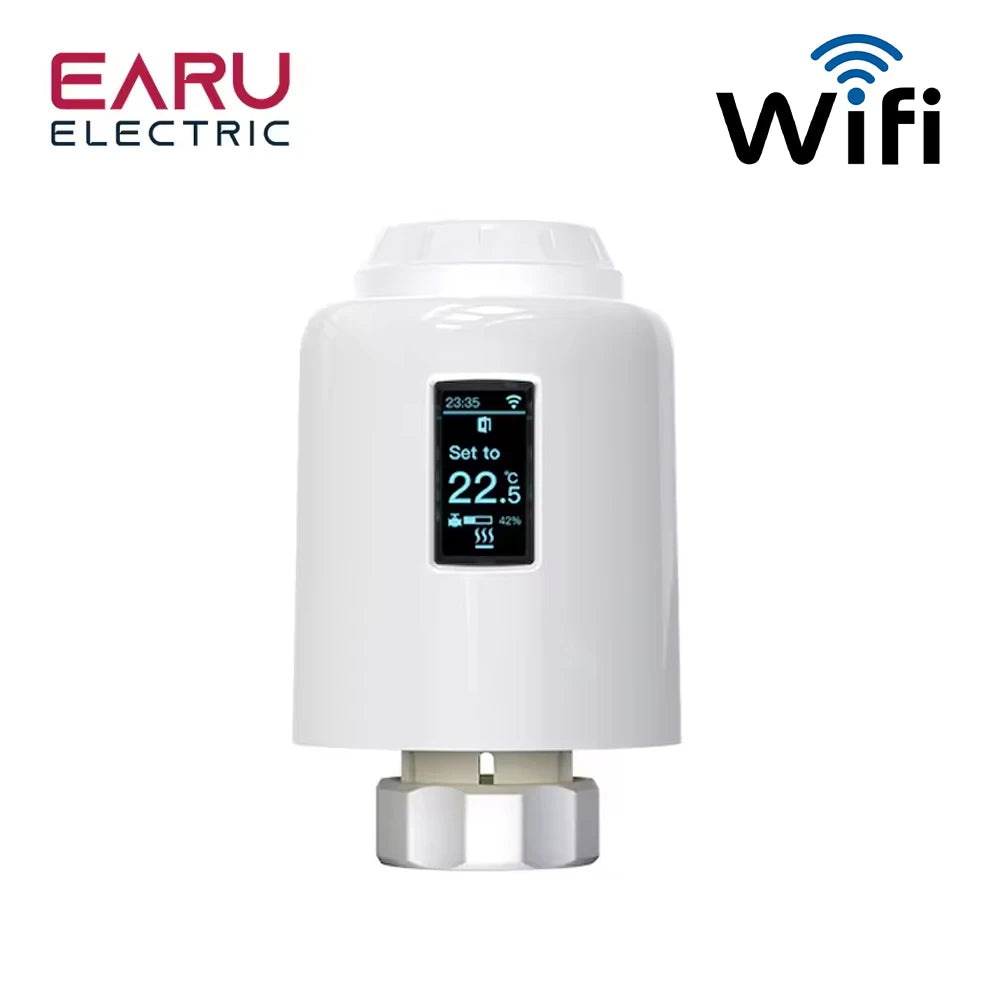 Tuya WiFi ZigBee Smart Thermostat Radiator TRV Programmable Thermostatic Actuator Heating Remote Temperature Controller Alexa