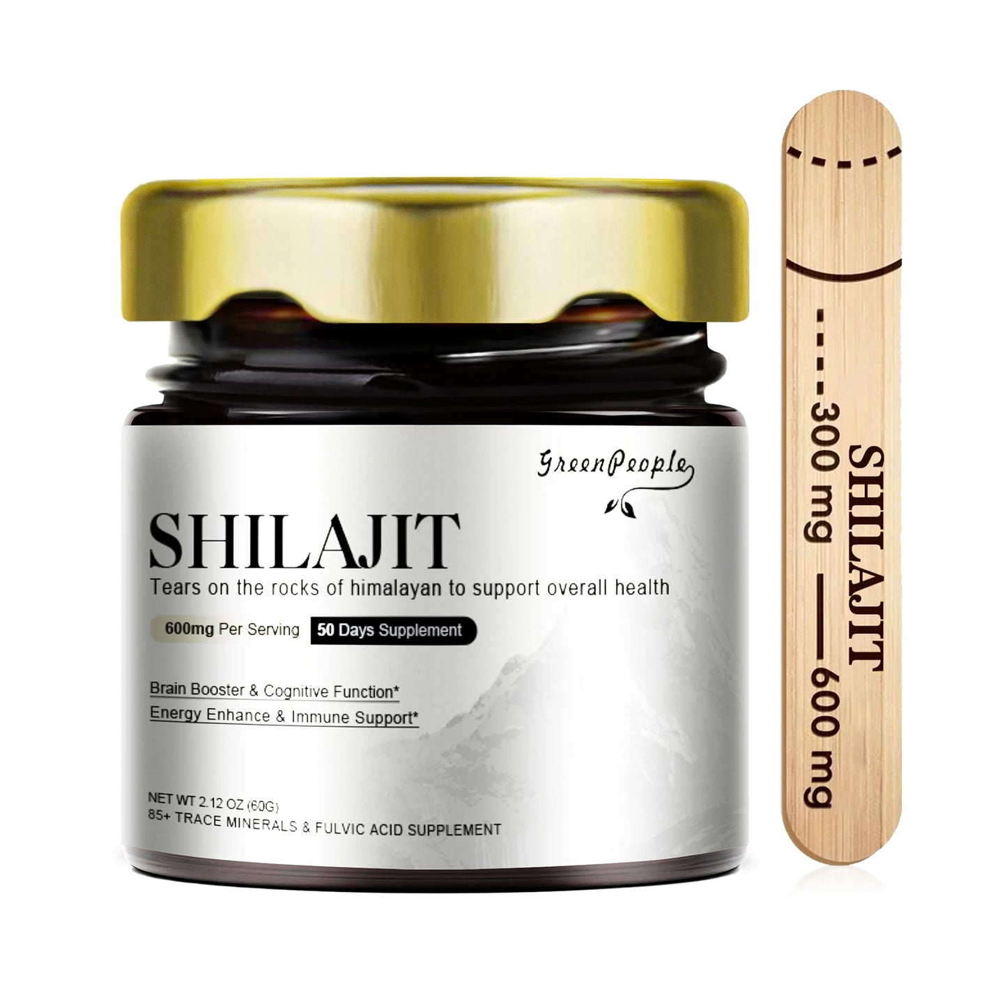 100% Pure Natural Original Shilajit Resin Himalaya Support Hormone Balance for Men & Women Support Immunity,Heart & Skin Health