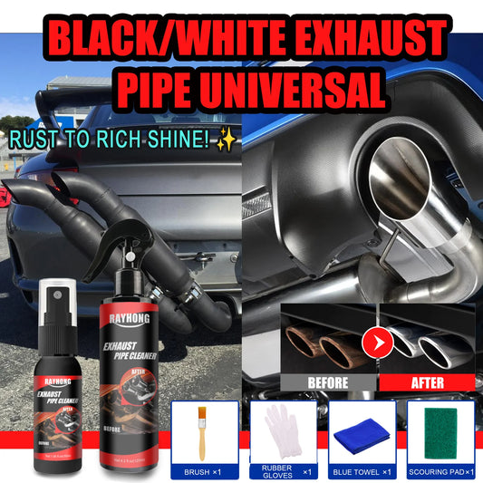 Exhaust Pipe Cleaner Polish Rust Remover for Metal Polish for Motorcycle & Car Muffler Stainless Steel Cleaner Degreaser 30ml