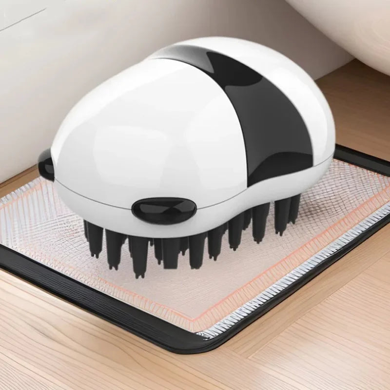 Dog Bathing Brush Pet Massage Brush Shampoo Dispenser Soft Comb Hair Remover Pet Supplies Dog Grooming Wash Cleaning Equipment