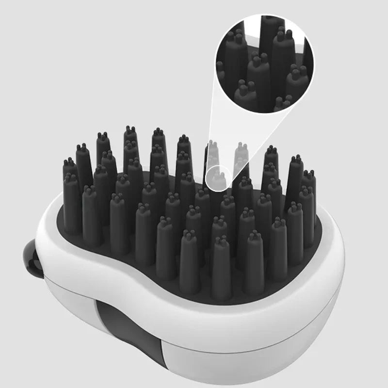 Dog Bathing Brush Pet Massage Brush Shampoo Dispenser Soft Comb Hair Remover Pet Supplies Dog Grooming Wash Cleaning Equipment