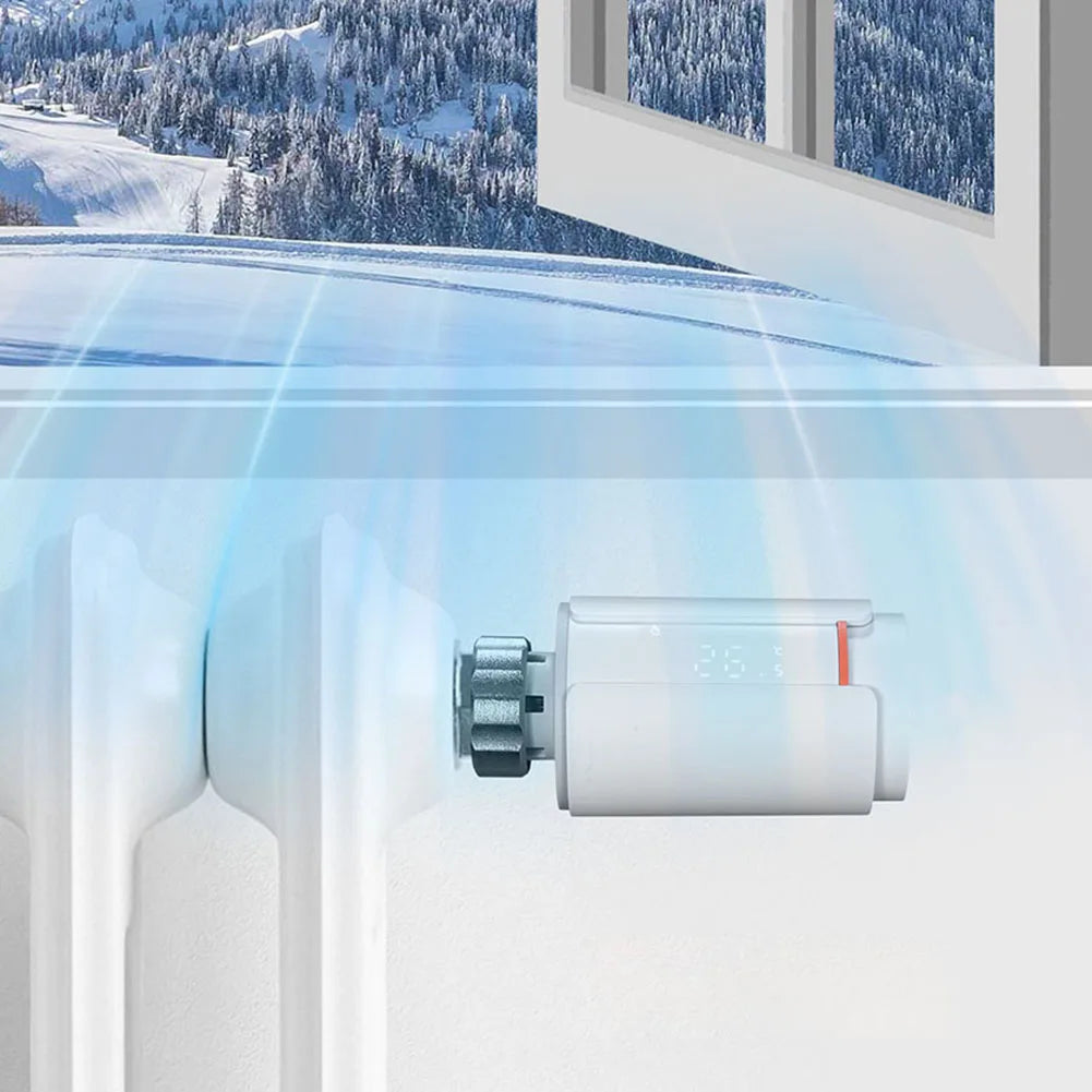 Smart ZigBee Temperature Controller Supports App Remote Control Radiator Actuator Valve Thermostat Radiator Actuator