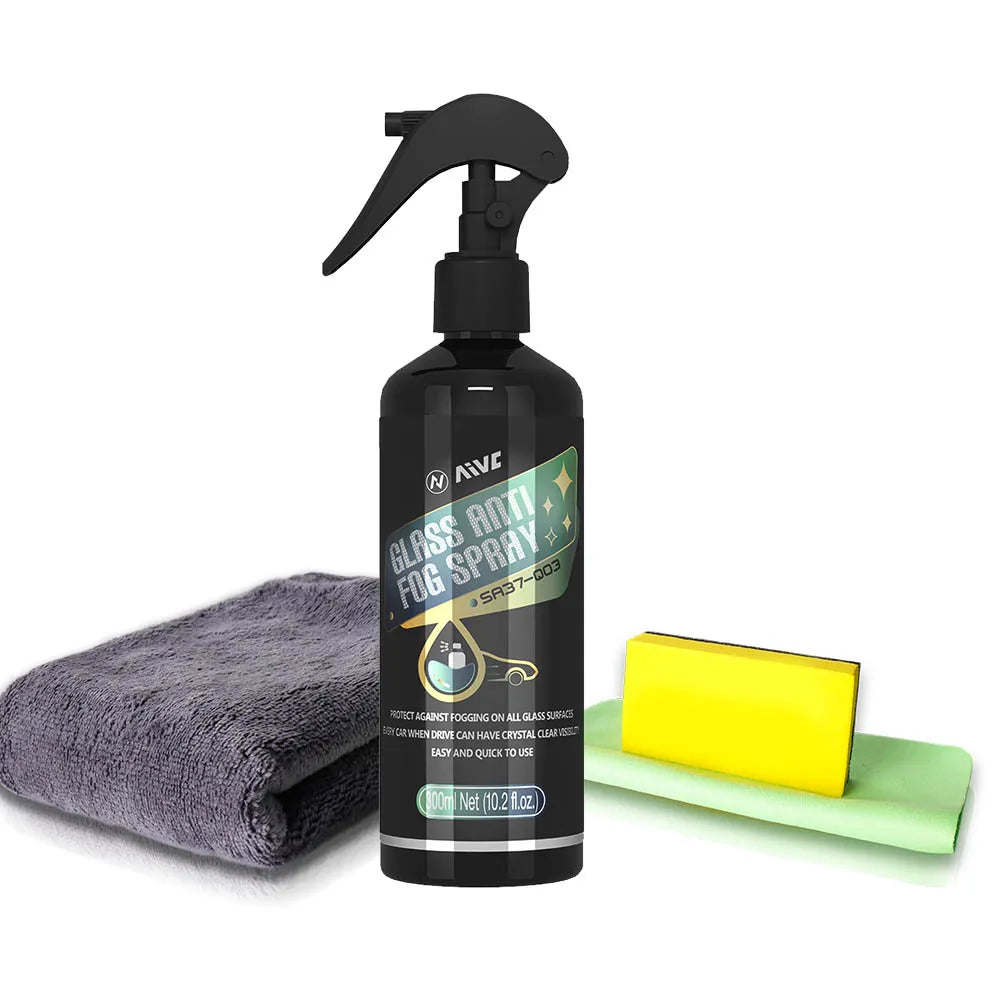 Anti-fog Spray For Car Glass Prevents Fogging Clear Vision Water Repellent Spray Anti Rain Defogger Long-lasting Effect Coating