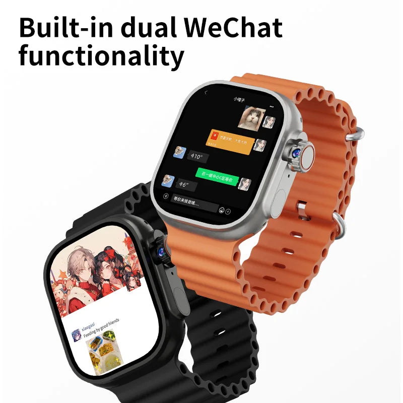 DW100 Pro Updated DW100 Pro Plus + Smartwatch With Touch ID 2.29inch Large Screen Rotary Camera NFC GPS Position WIFI Connect