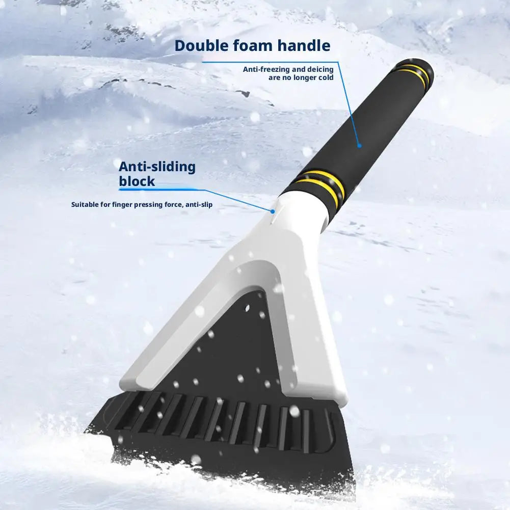 Car Windshield Snow Scraper Ergonomic Handle Non Slip Small Ice Scraper Multifunctional Winter Defrost Shovel Snow Clearing Tool