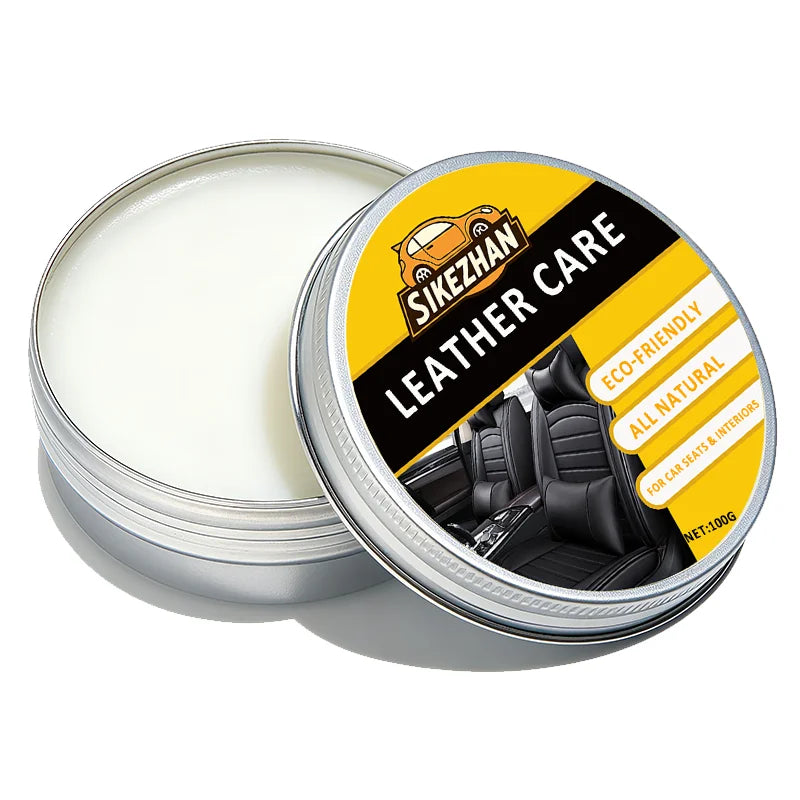 Auto Car Interior Cleaner Cream Natural Odorless Leather Conditioner Balm Universal for All Colors Protect Nourish Car Seats