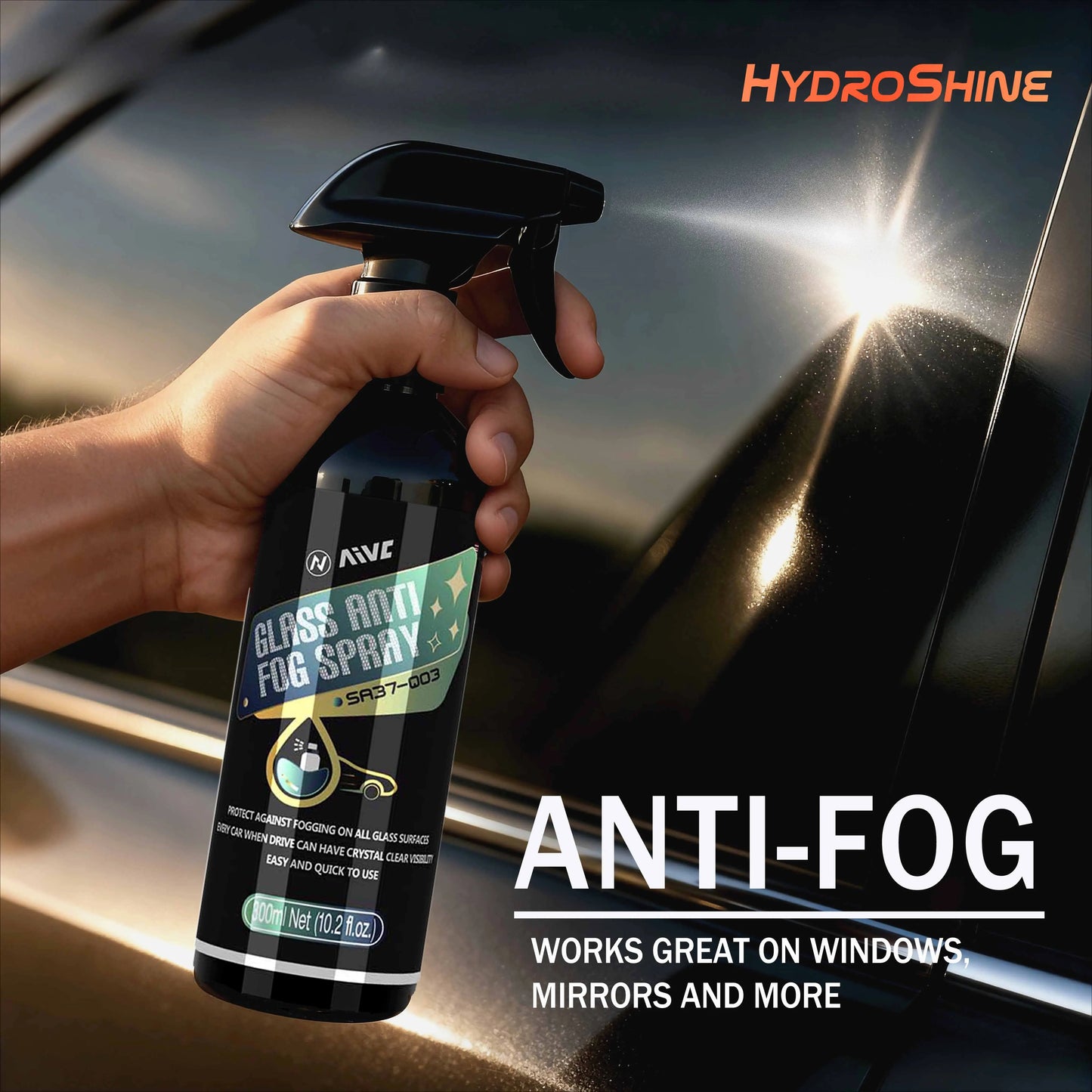 Anti-fog Spray For Car Glass Prevents Fogging Clear Vision Water Repellent Spray Anti Rain Defogger Long-lasting Effect Coating
