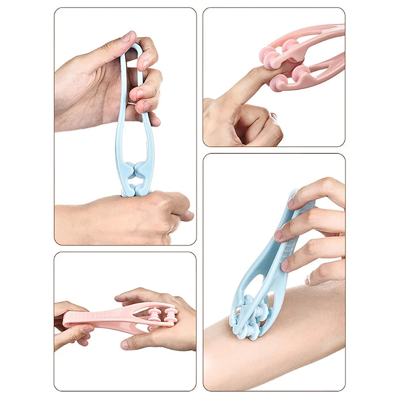 Dual-Row Roller Design Finger Massage Hand Acupuncture Points Finger Joint Massager Rollers Relieve Fatigue Health Care Massage