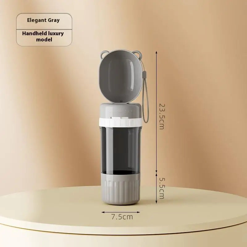 Dog Portable Water Bowl Portable Food Grade Material Dog Cat Travel Pet Water Cup Bottle With Food Dispenser Pet Dog Supplies