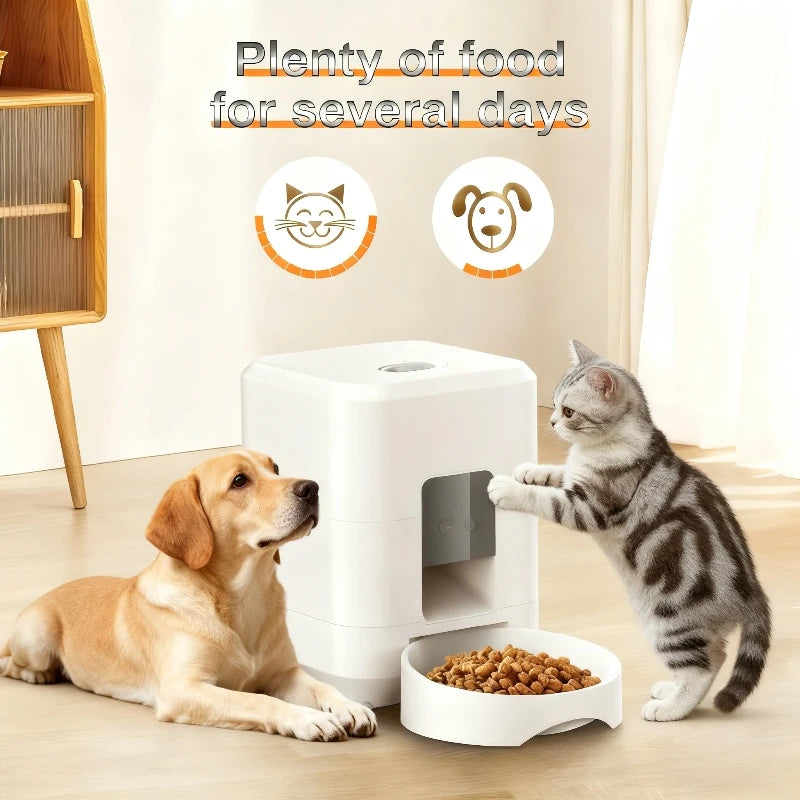 2025 NEW 2L Automatic Pet Feeder Wifi version Smart Cat Feeder Dog Slow Food Dispenser Regular And Quantitative Feeding Of Pets