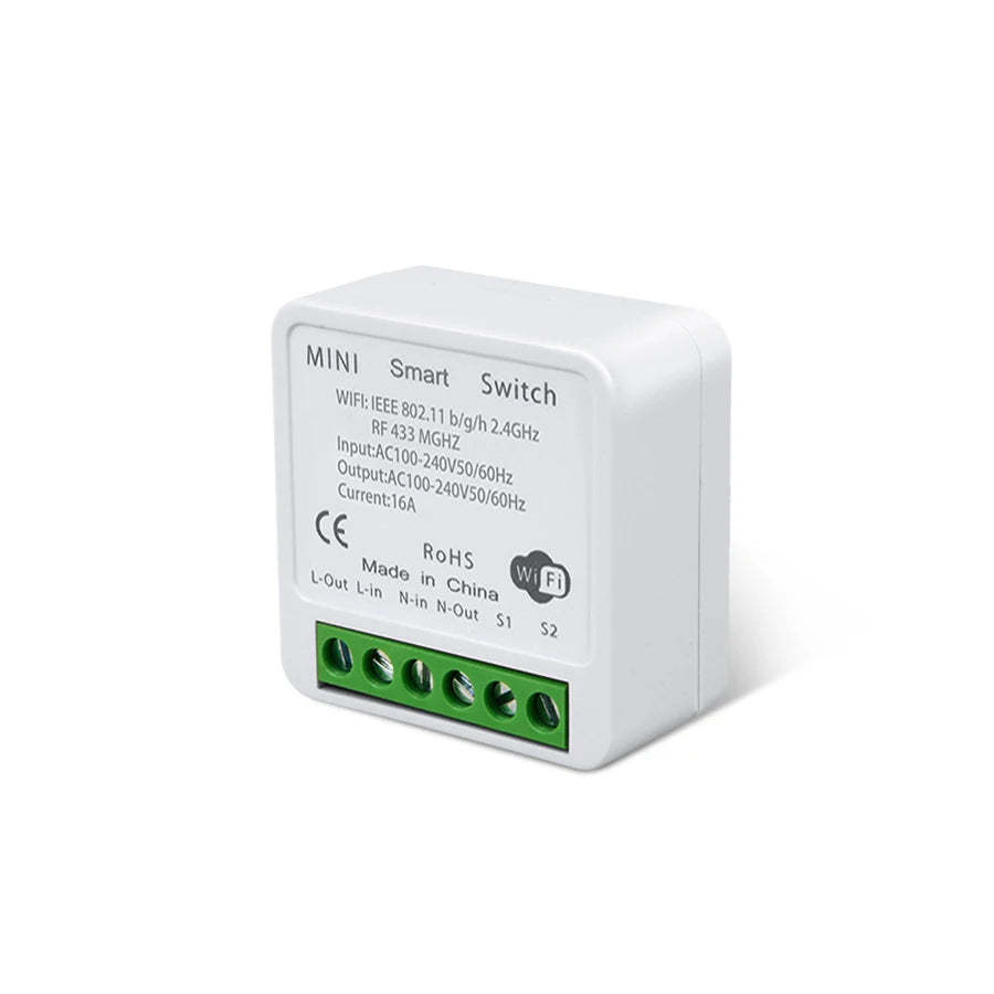 RF 433Mhz Tuya Smart Wifi Switch with Wireless Remote Control Smart Life App Voice Control by Alexa Google Home Alice AC100-240V