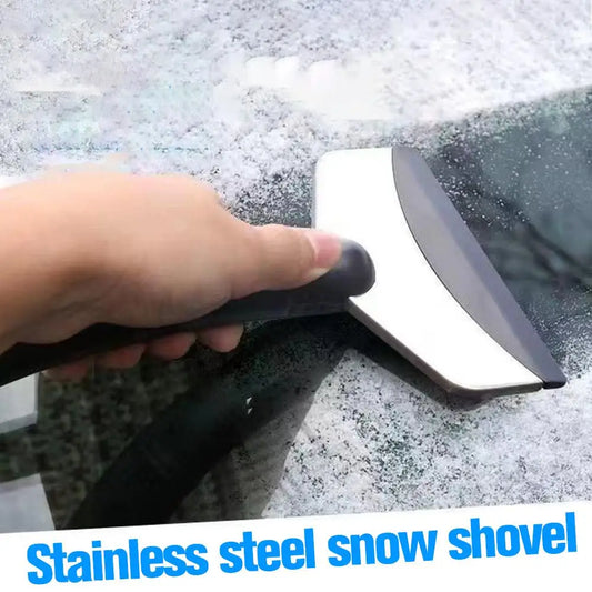Car Snow Shovel Winter Windshield Defrosting Ice Scraper Tool Stainless Steel Car Windshield Snow Remover Car Accessories