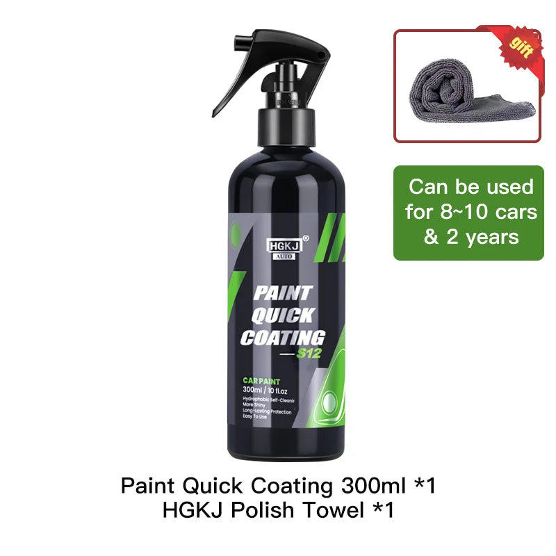 Car Nano Coating Agent Spray Auto Body Ceramic Coats Shine Armor Spray Paint 300ML Car Care Polish Renovator Product Detailing