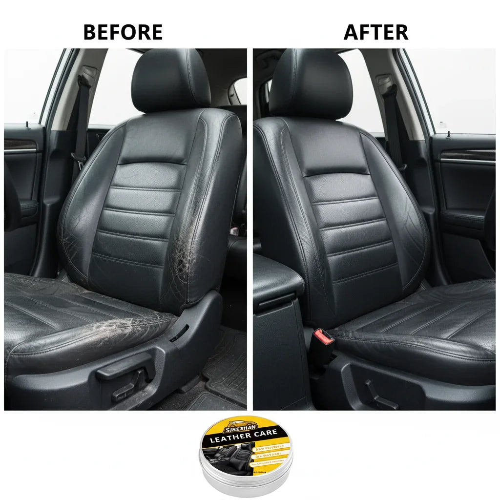 Auto Car Interior Cleaner Cream Natural Odorless Leather Conditioner Balm Universal for All Colors Protect Nourish Car Seats