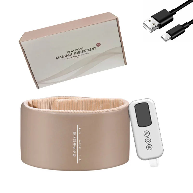 Electric Head Massager Air Pressure Massage Bag Massage Headache Pain Relief Scalp Deep Relaxation health care physiotherapy