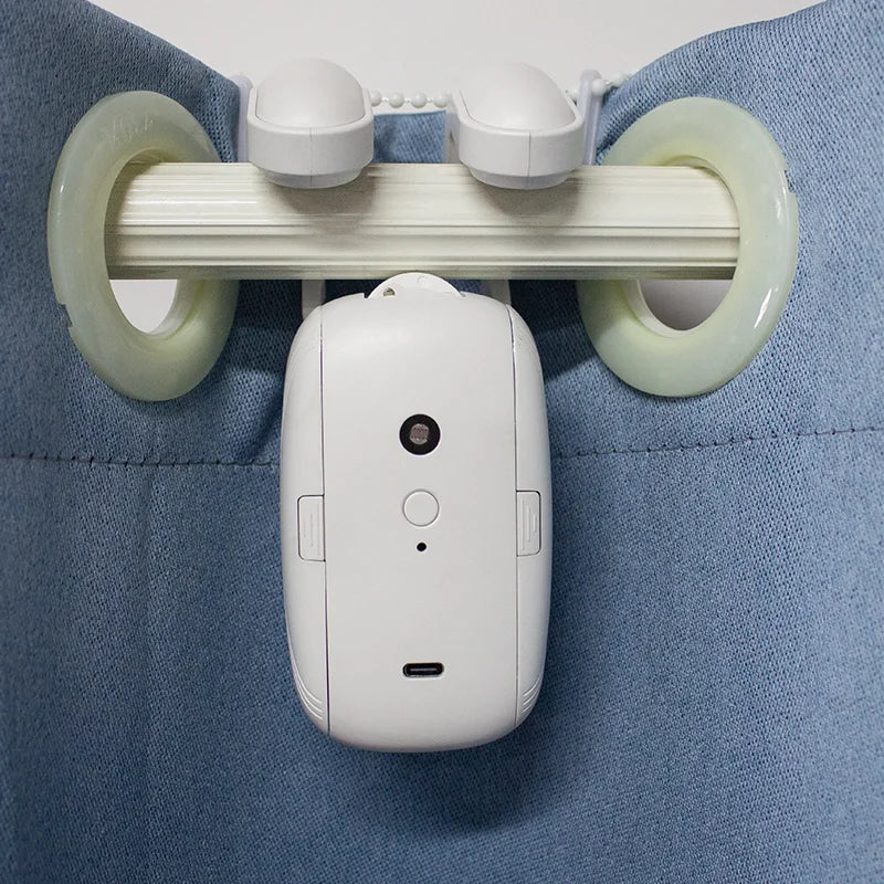 Tuya Zigbee or Wi-Fi Smart Curtain Robots Curtain Remote Control and Light Sensor Enable Remote Operation via a Mobile App