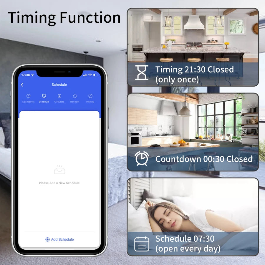 RF 433Mhz Tuya Smart Wifi Switch with Wireless Remote Control Smart Life App Voice Control by Alexa Google Home Alice AC100-240V