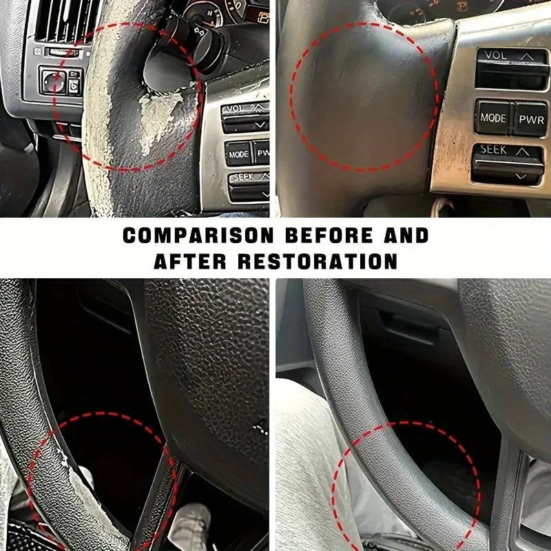 Auto Universal Leather and Plastic Repair Polishing Wax Car interior reconditioning cream for leather/plastic/rubber care