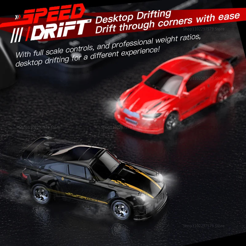 New KF20 1:64 RC Drift Car 4WD Control Racing Car Toys For Boys Desktop Competition Hobby Gifts Perfect For Kids And Beginners