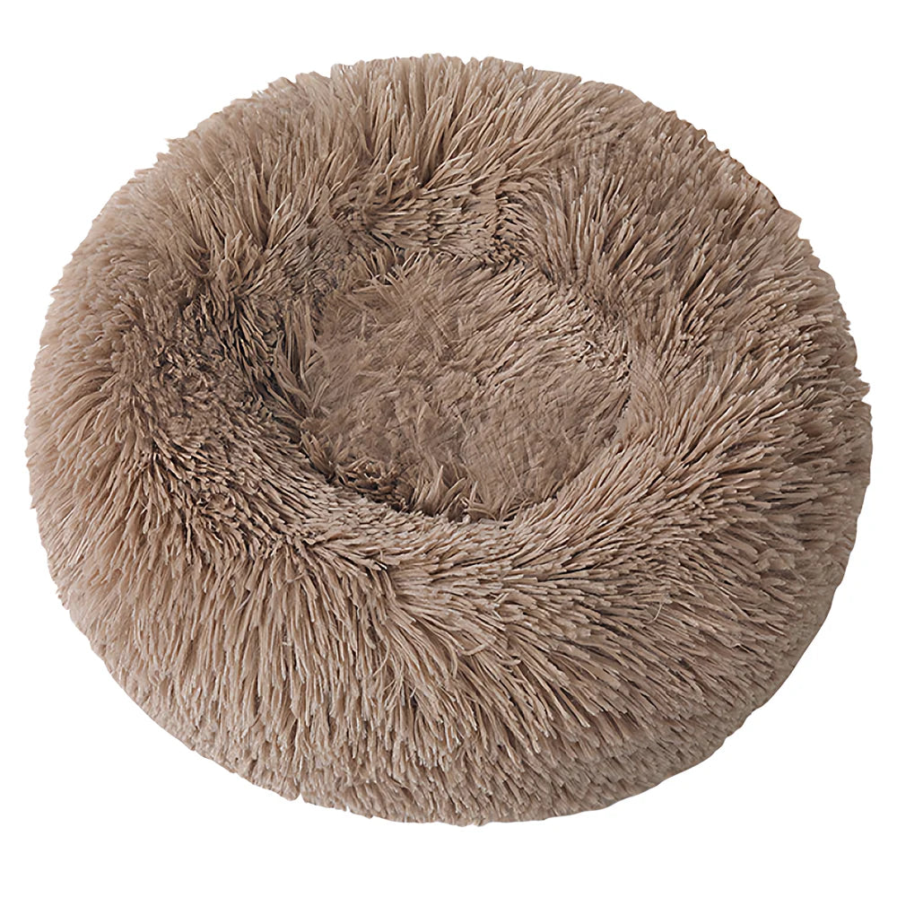 Winter Plush Pet Bed - Self-Heating Cat Dog House with Orthopedic Memory Foam & Removable Washable Cover