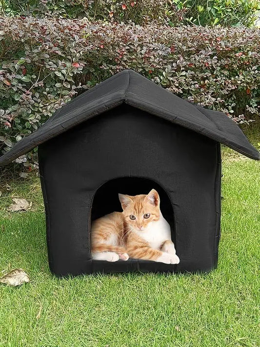 Winter Warm Waterproof Outdoor Pet House Cat Nest Thickened Cat Nest Tent Portable Travel Nest For Kitten Puppy Pets Supplies