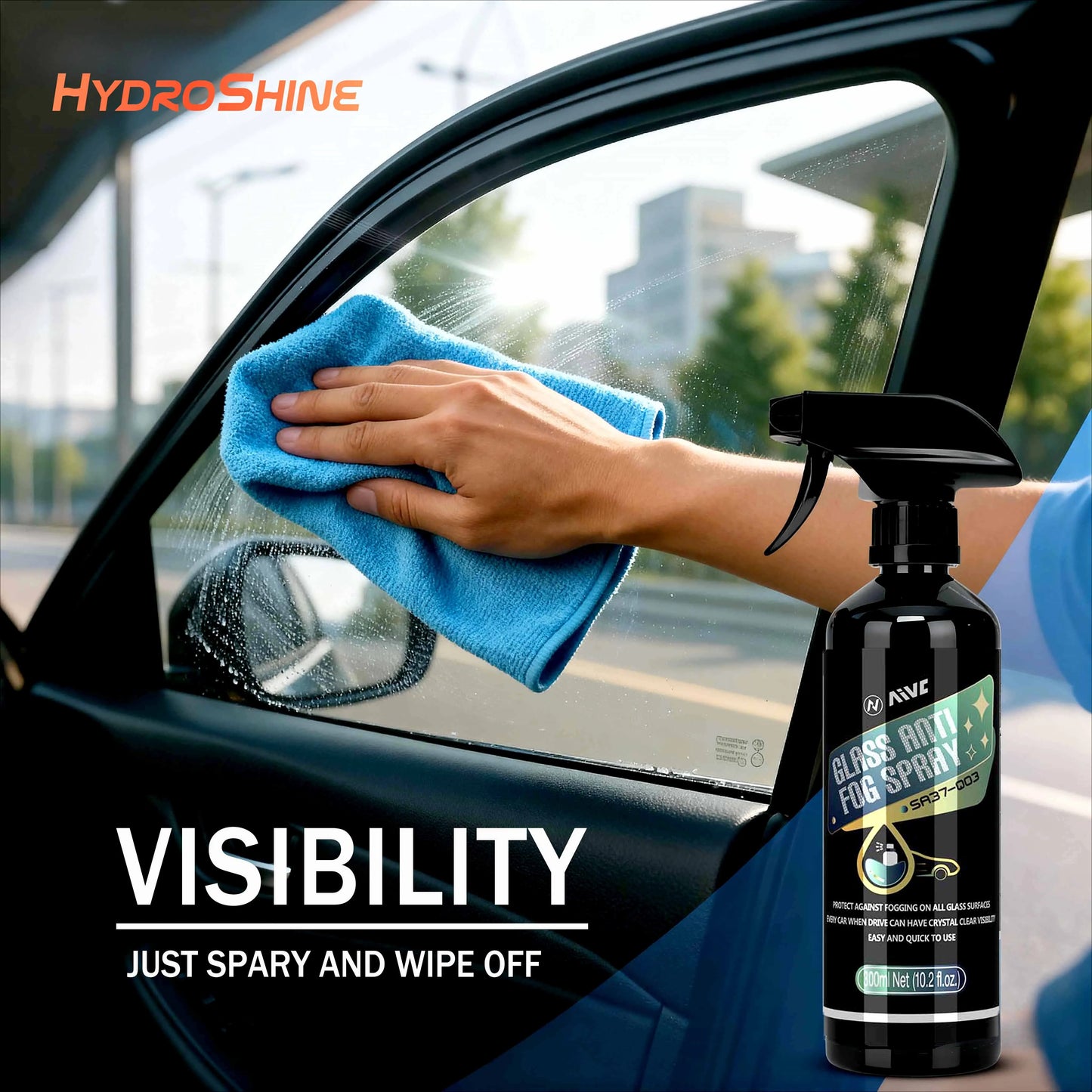 Anti-fog Spray For Car Glass Prevents Fogging Clear Vision Water Repellent Spray Anti Rain Defogger Long-lasting Effect Coating