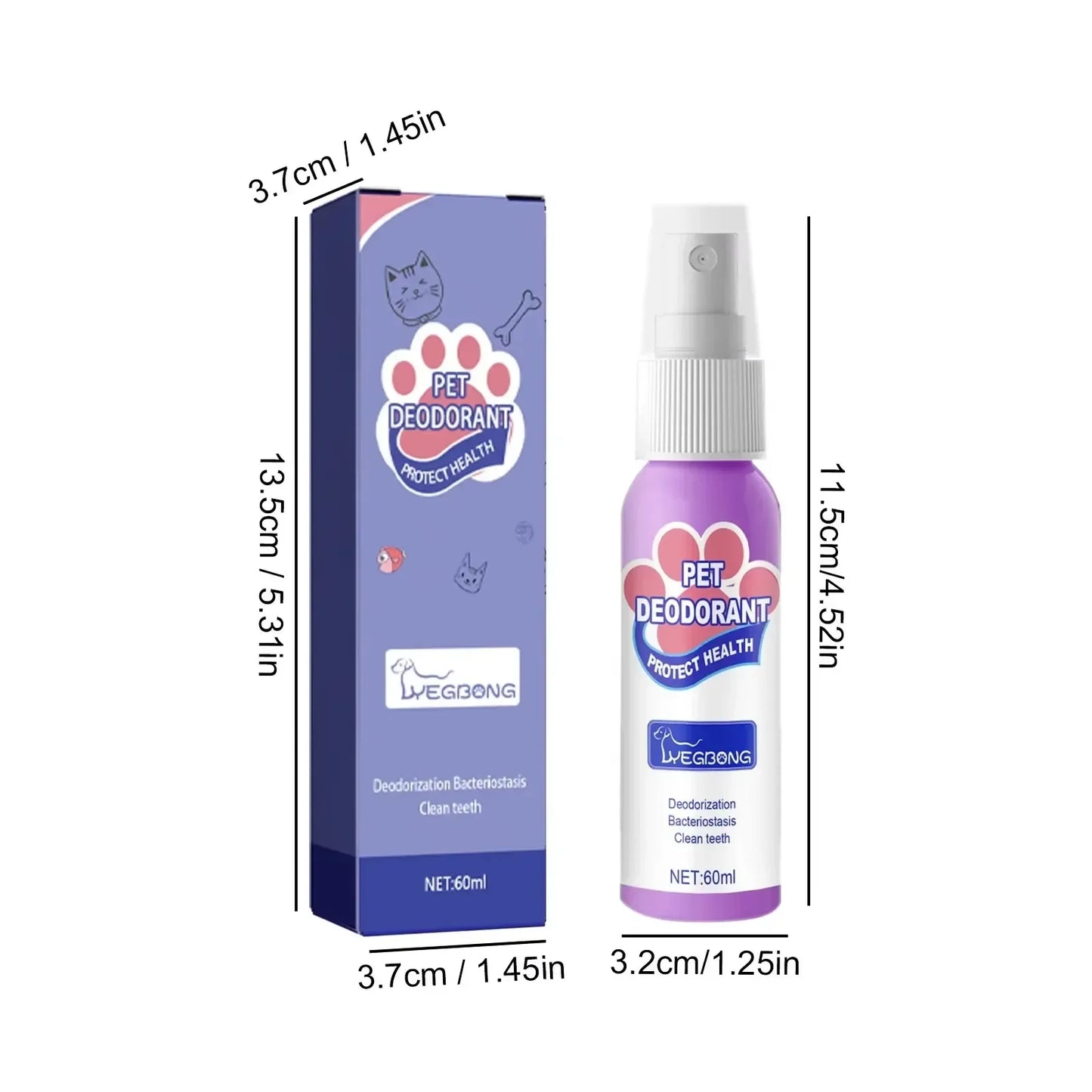 Pet Teeth Cleaning Spray for Dogs Cats Fresh Breath Tartar Remover Prevent Plaque Whitening Oral Care Dental Hygiene Pets Health