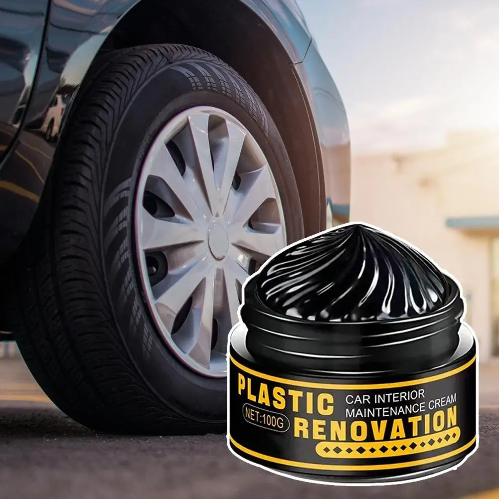Car Plastic Restorer Back To Black Gloss Auto Interior Leather & Panel Renewal Wax Coating Agent Auto Polish And Repair Coating