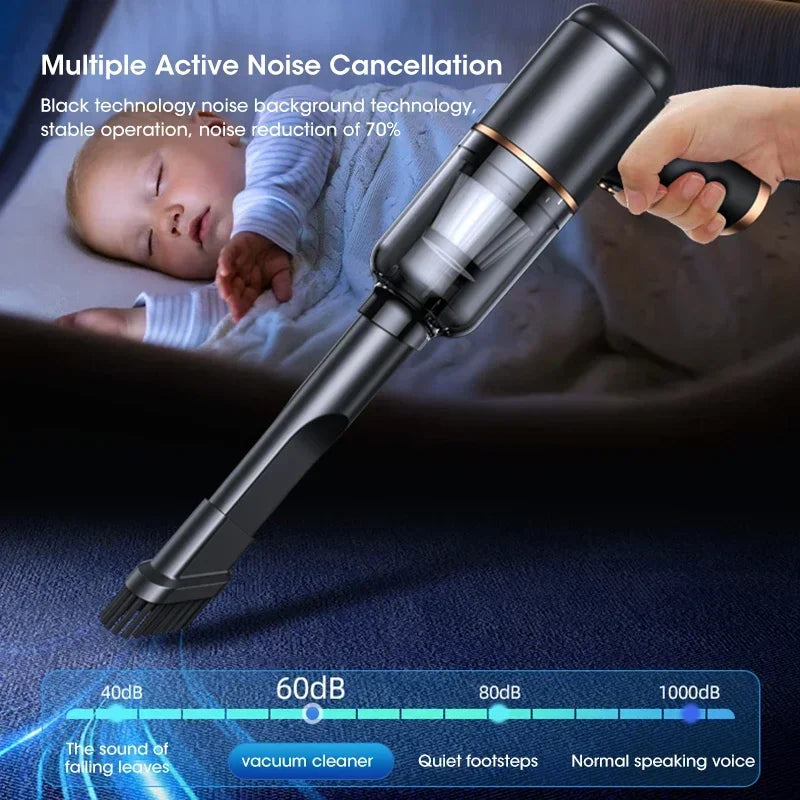 Powerful Car Vacuum Cleaner Wireless Blowing Suction High Power Multifunction Portable Vacuum Cleaner for car Home Appliance