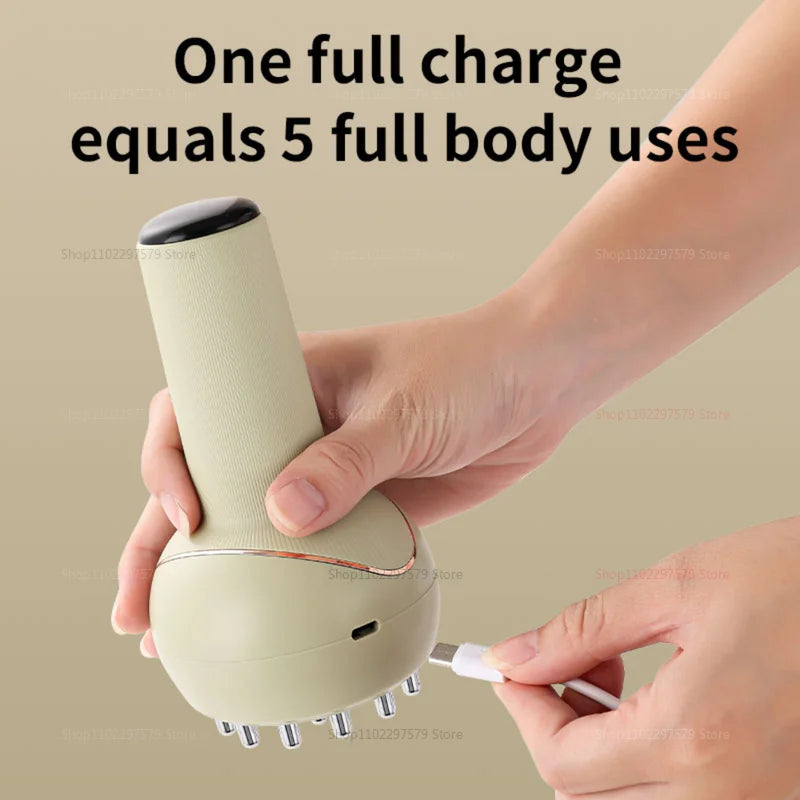 Home Heated Meridian Brush Multifunctional Intelligent Electric Gua Sha Health Instrument Traditional Chinese Medicine