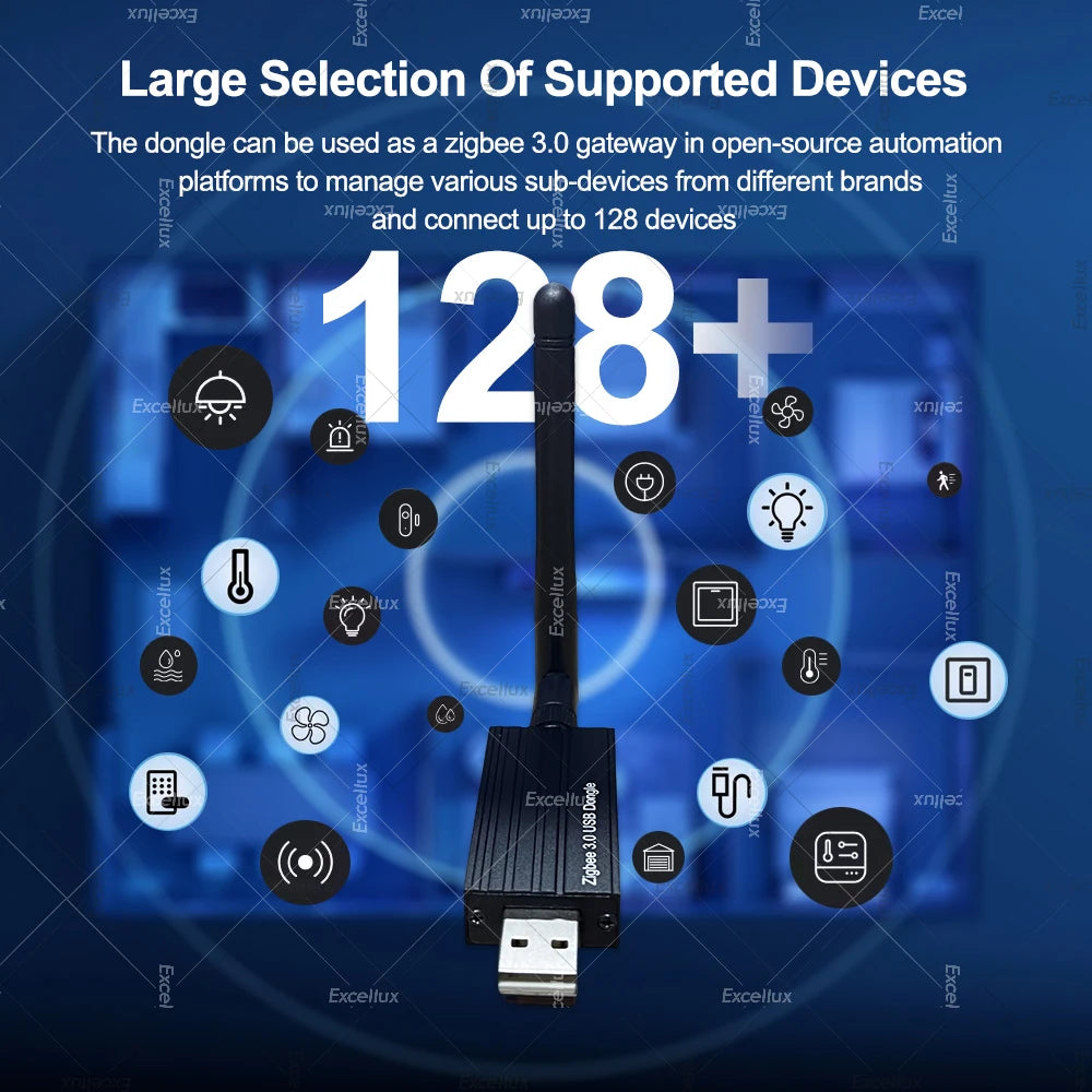 Zigbee 3.0 USB Dongle Plus Universal Zigbee Wireless Gateway Hub Works Support Home Assistant Zigbee2MQTT Raspbian Ubuntu MacOs