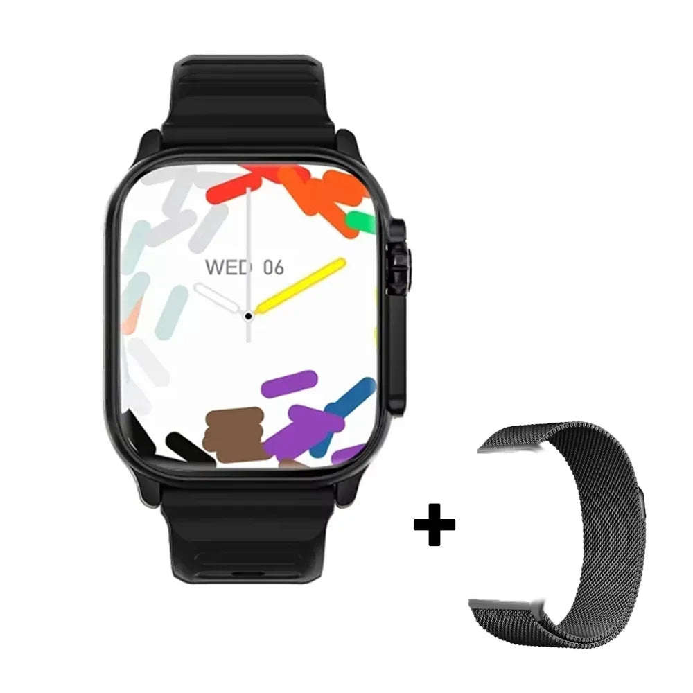 2025 Smart Watch T10 Ultra 2 Men 2.2 " Series Metal Strap Compass Waterproof For Apple Android Watch Ultra