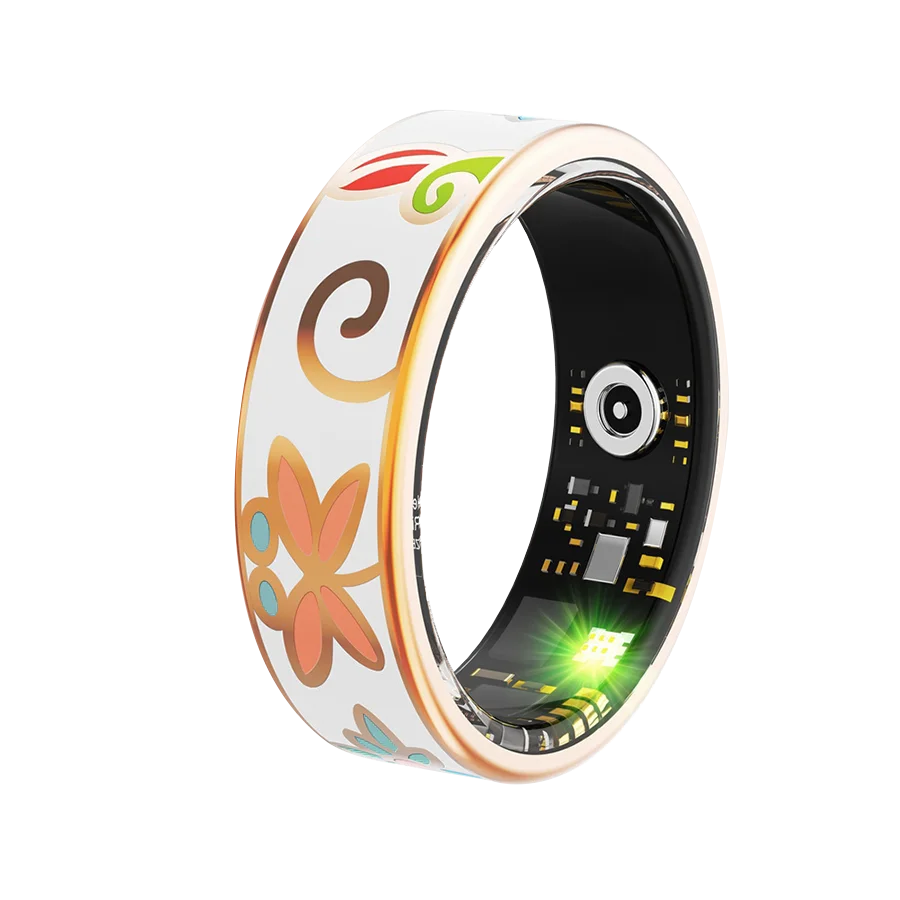 2025 Color Enamel Craftsmanship Smart Ring Women Health&Sleep Monitoring Waterproof Multi-Sport Modes For Android&IOS Gifts