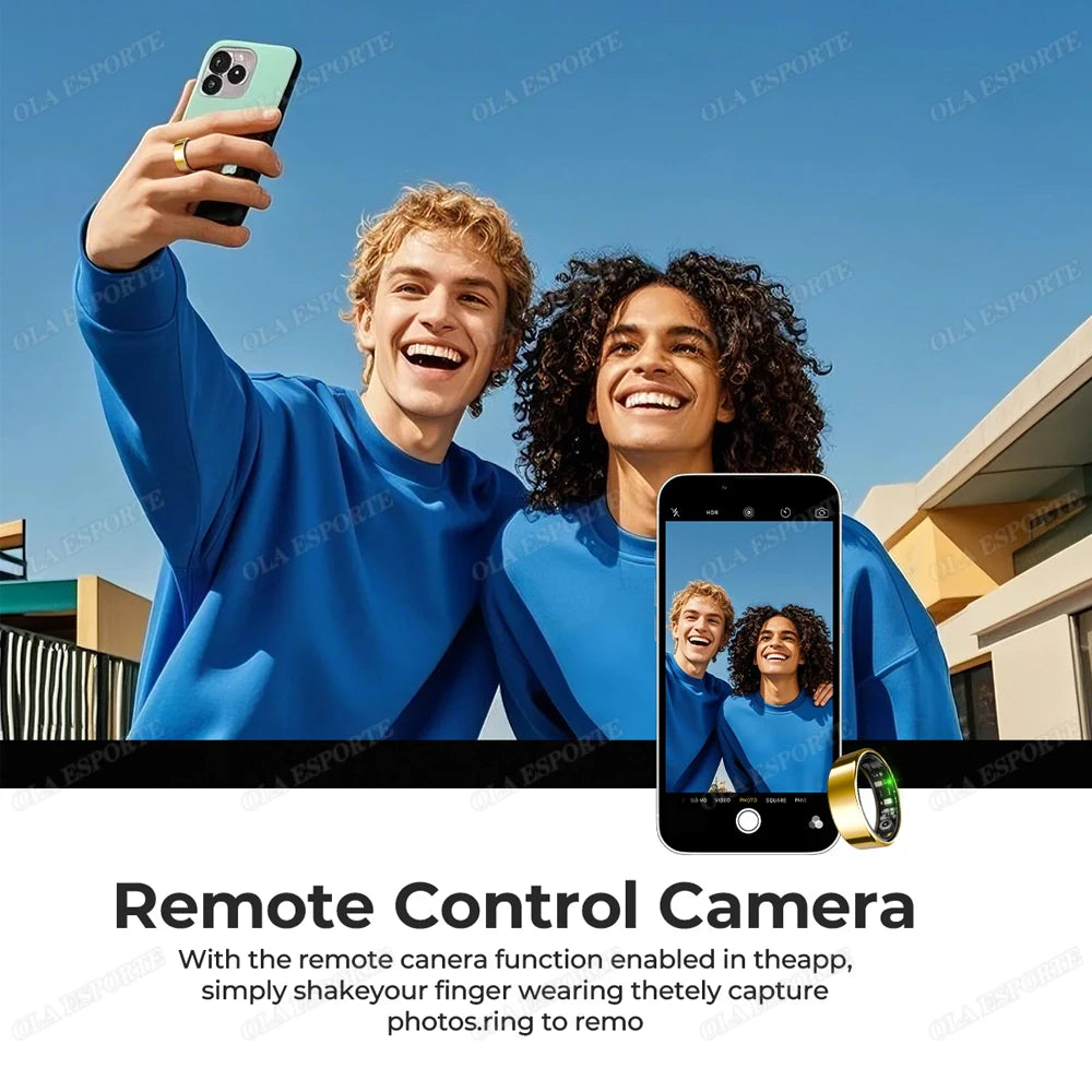 Original Xiaomi Smart Ring for Men Women Take Photo Health Monitor Waterproof Sport SmartRing GPS Track 2025 New Technology RIng