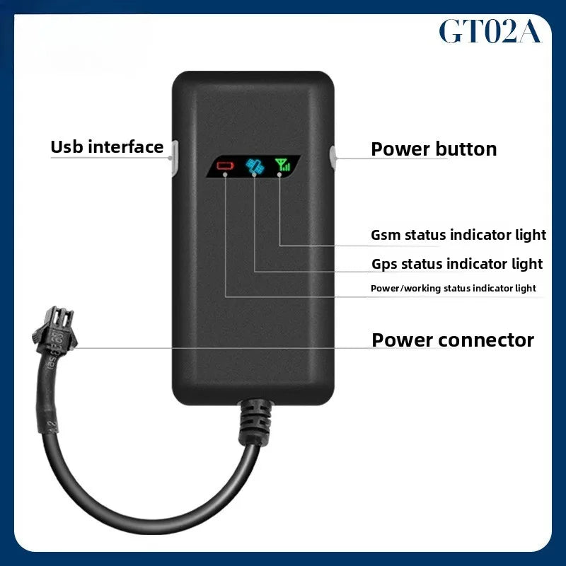 GPS Positioning Tracker GT02A Electric Vehicle Truck Car Motorcycle Car Anti-theft Device