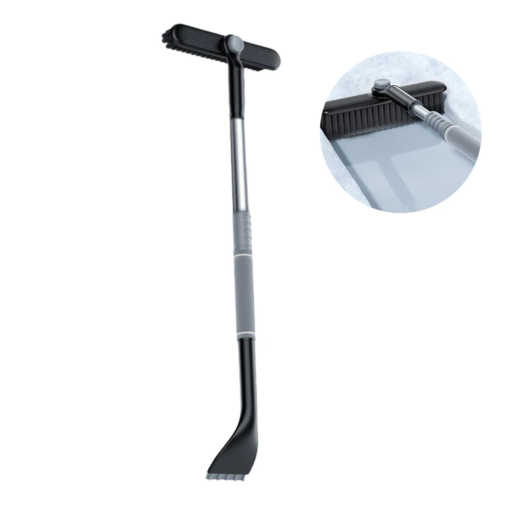 Snow Cleaning Squeegee Broom Quick Clean Snow Remover Cleaner 2 in 1 Auto Window Snow Brush Shovel Telescopic Car Cleaning Tools