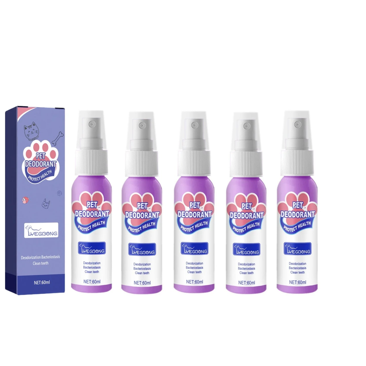 Pet Teeth Cleaning Spray for Dogs Cats Fresh Breath Tartar Remover Prevent Plaque Whitening Oral Care Dental Hygiene Pets Health