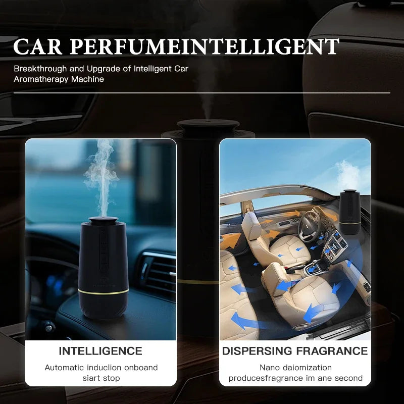 Namste 2025 Car Aroma Diffuser Smart Fragrant Diffuser Starry Light Smell Distributor Interior Perfume Scent Home Air Freshener