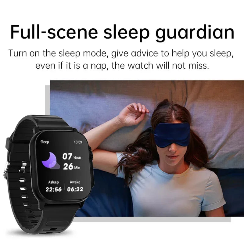 New T800 Ultra 2  Men Women Wireless Charging Bluetooth Heart Rate Blood Pressure Smart Watch For Apple Android