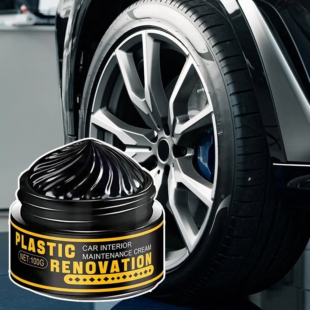 Car Plastic Restorer Back To Black Gloss Auto Interior Leather & Panel Renewal Wax Coating Agent Auto Polish And Repair Coating