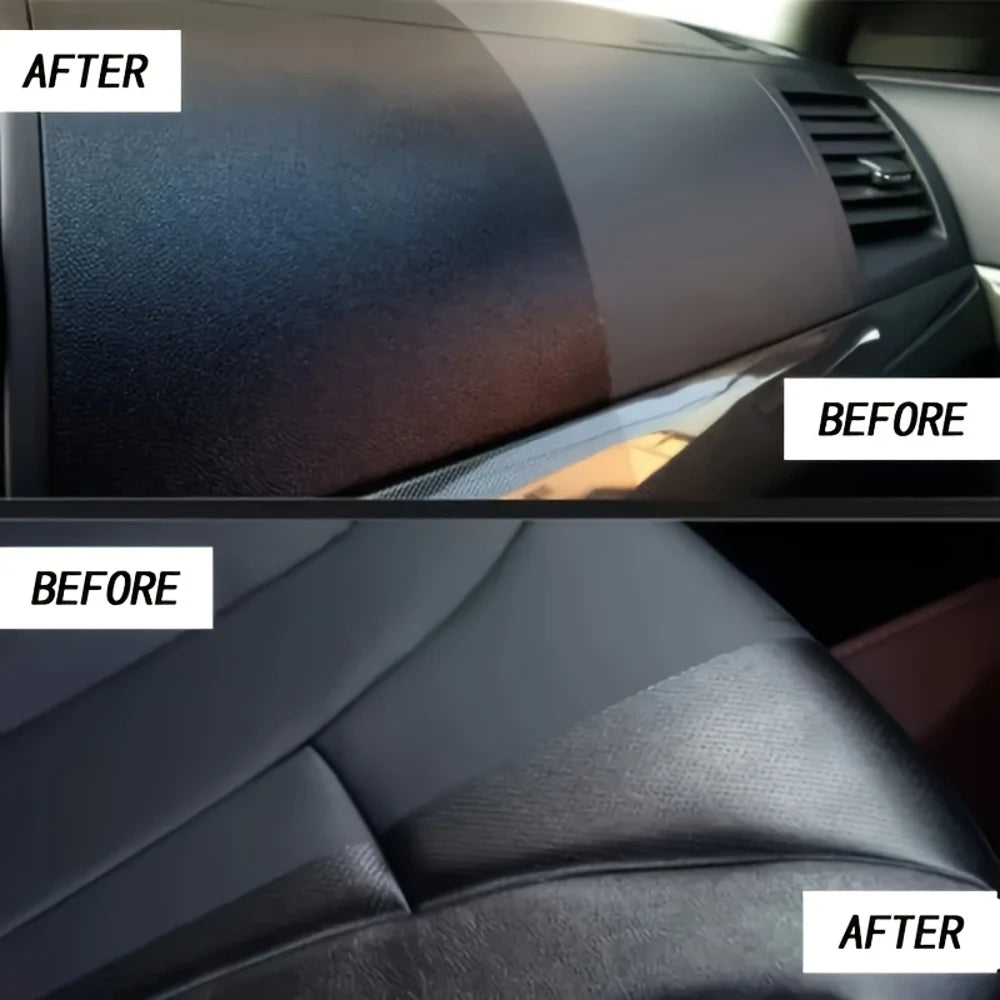 JOKJOK All-in-One Car Interior/Exterior Polish & Restorer - 2-in-1 Plastic/Rubber Repair Cream, Scratch Remover for Dashboard, T